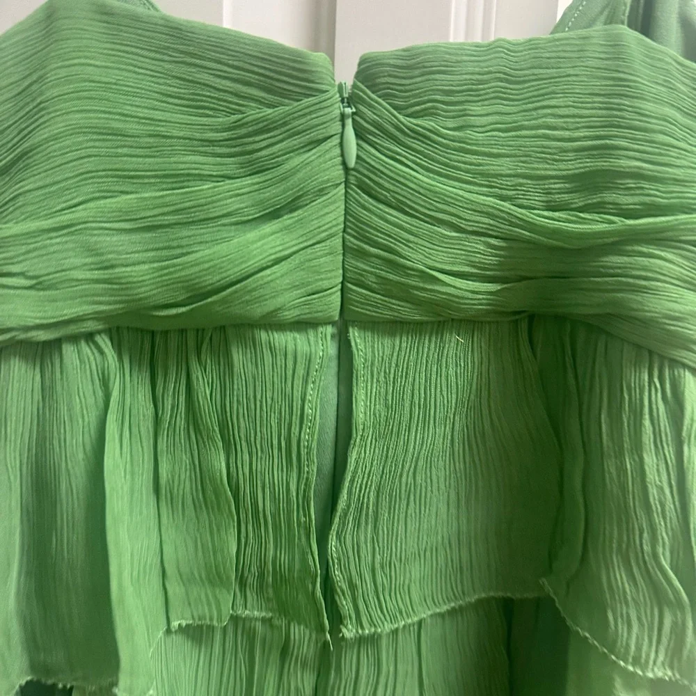 Revolve talula mini green ruffle dress - Picture 5 of 5